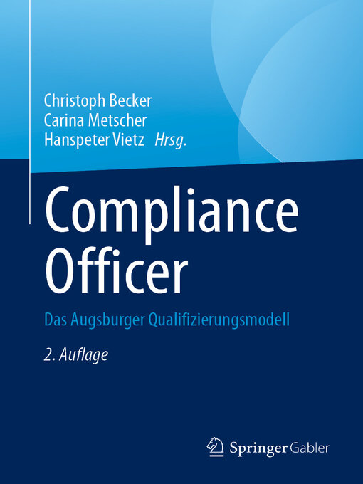Title details for Compliance Officer by Christoph Becker - Available
